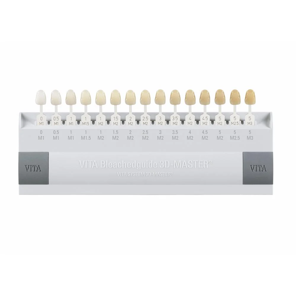 Supplies Bulk Dental Bleach Shade Guide - 4 Color Vita Based Chart For ...