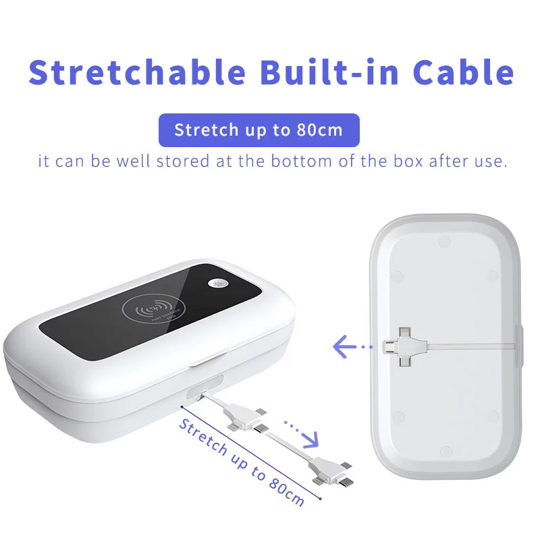 UV Sterilization Sanitizer Box with 9v Wireless Charging